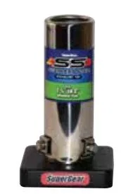 28-9020 – SUPERIOR Exhaust Tail Pipe Tip, 2.5 Inch Inlet 2.625 Inch Outlet Stainless Steel Round Straight Cut Straigh...